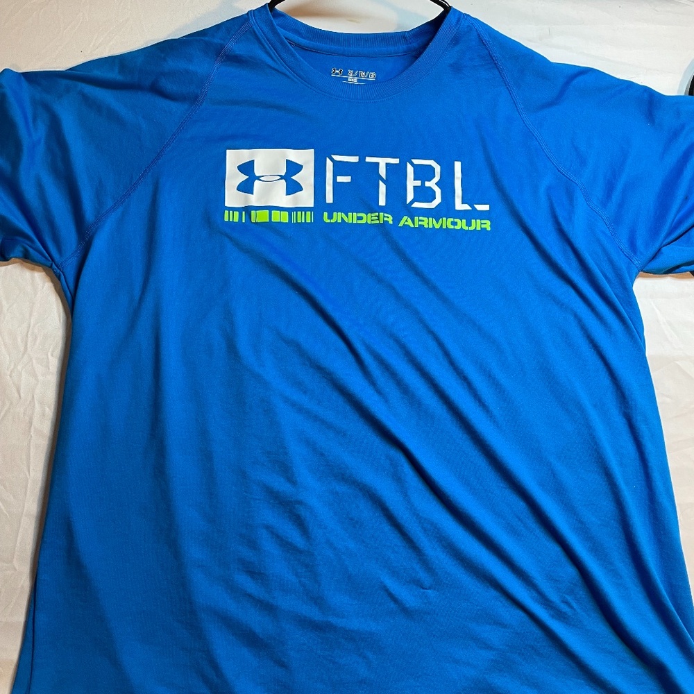 XL Blue Under Armour Football Dri-Fit